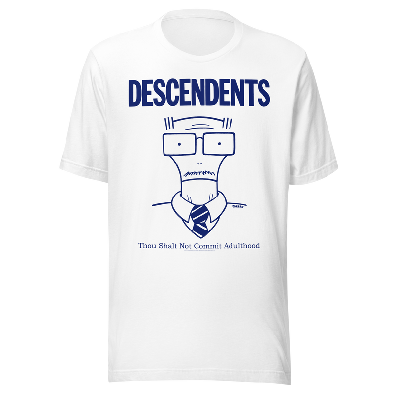 Stakes - Descendents Thou Shalt Not Adulthood T-Shirt - White