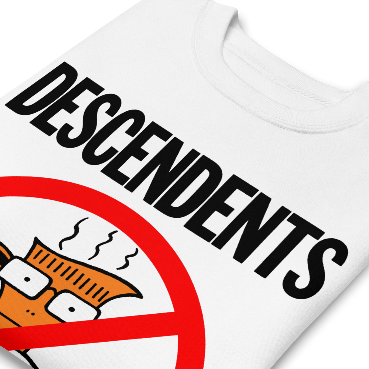 Stakes - Descendents Thou Shalt Not Decaf Sweatshirt - White
