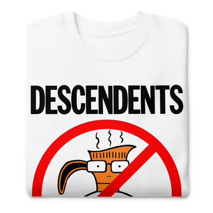 Stakes - Descendents Thou Shalt Not Decaf Sweatshirt - White
