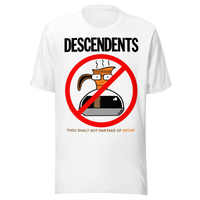 Stakes - Descendents Thou Shalt Not Decaf T-Shirt - White
