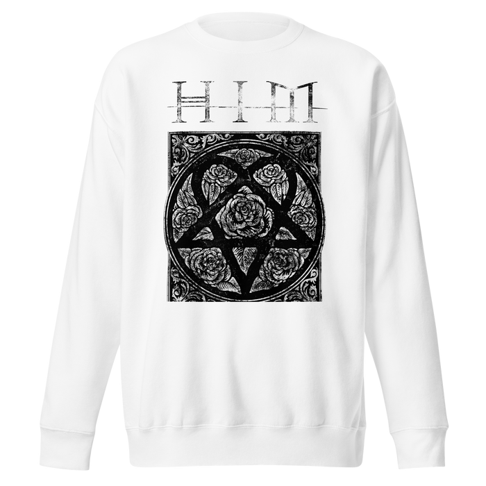 Stakes - HIM - Chapel Jumbo Print Sweatshirt - White
