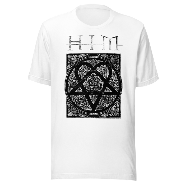 Stakes - HIM - Chapel Jumbo Print T-Shirt - White