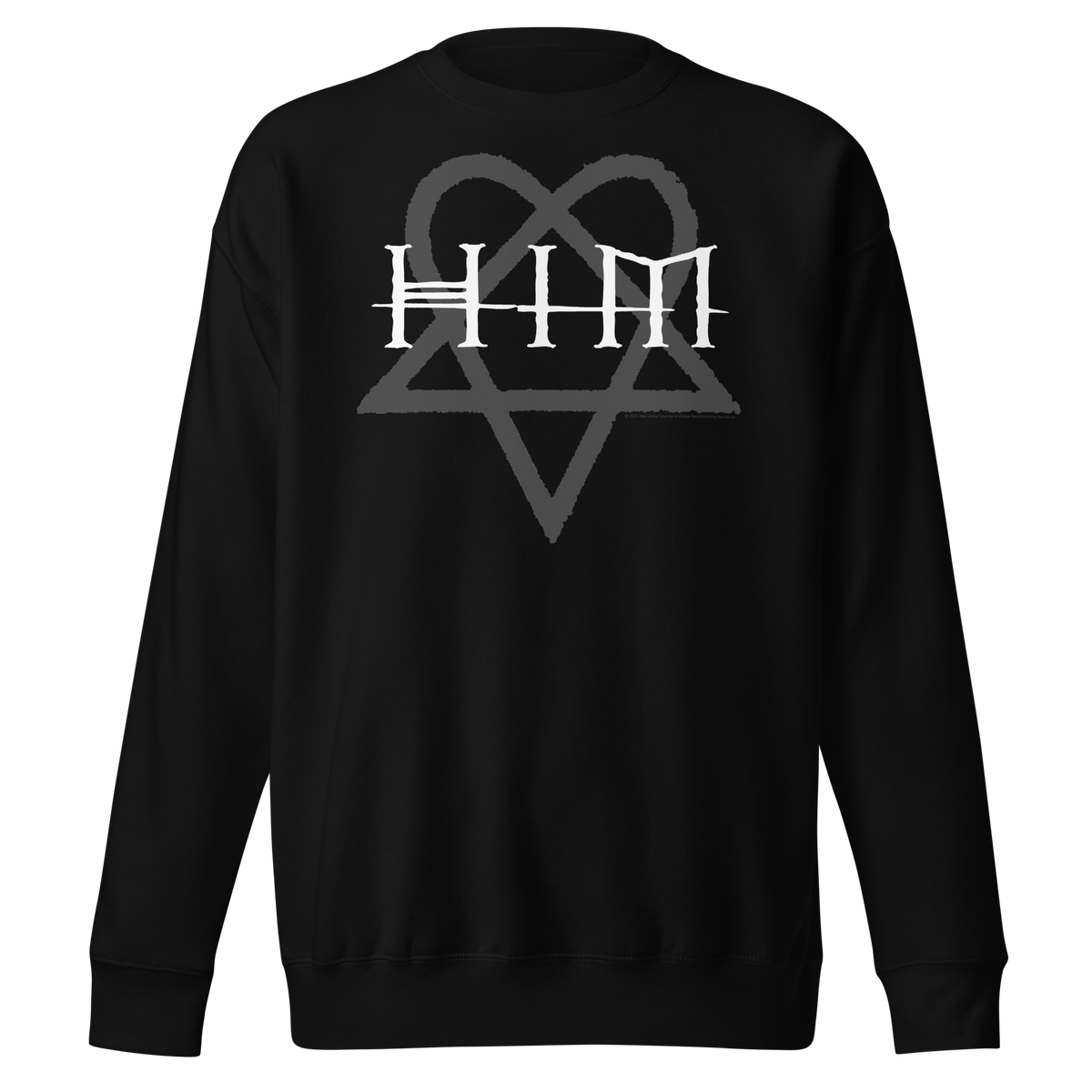 Stakes - HIM - Dark Heart Jumbo Print Sweatshirt - Black