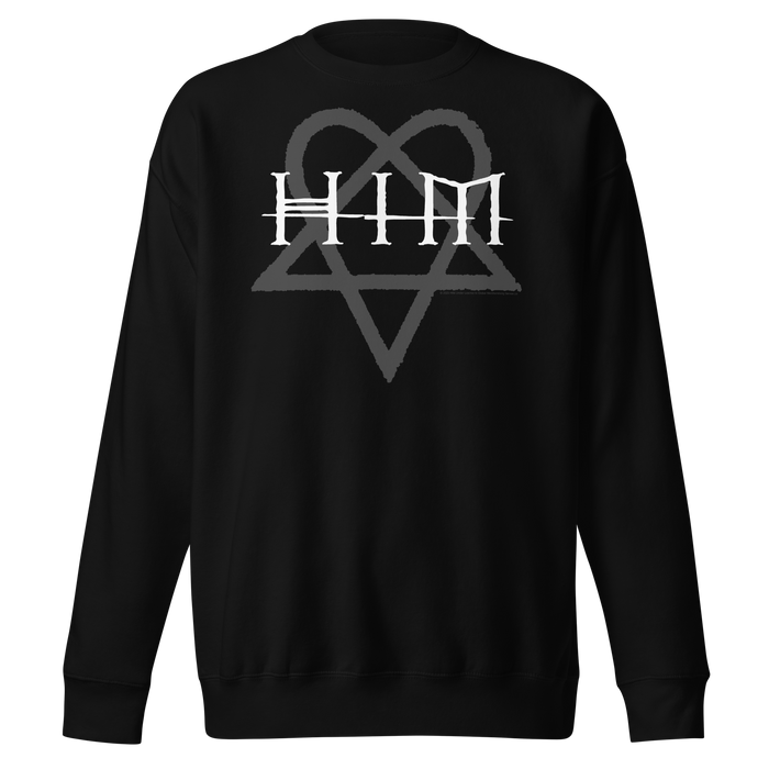 Stakes - HIM - Dark Heart Jumbo Print Sweatshirt - Black