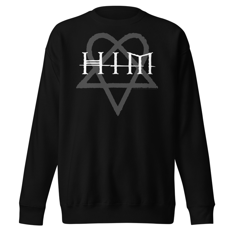 Stakes - HIM - Dark Heart Jumbo Print Sweatshirt - Black