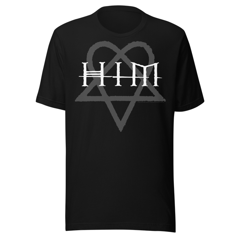 Stakes - HIM - Dark Heart Jumbo Print T-Shirt - Black