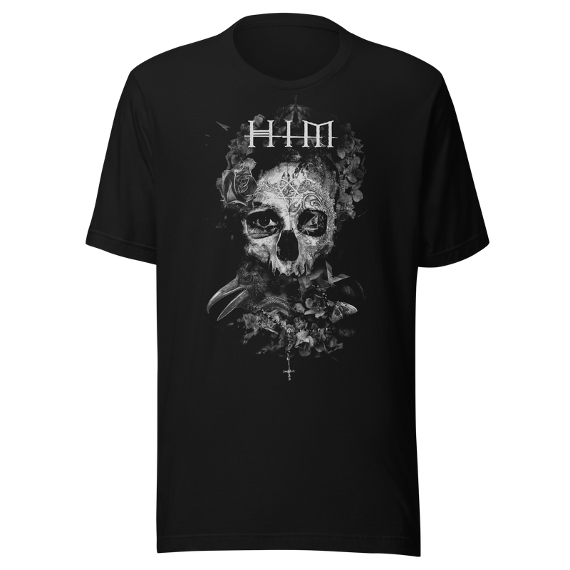 Stakes - HIM - Dark Light Jumbo Print T-Shirt - Black