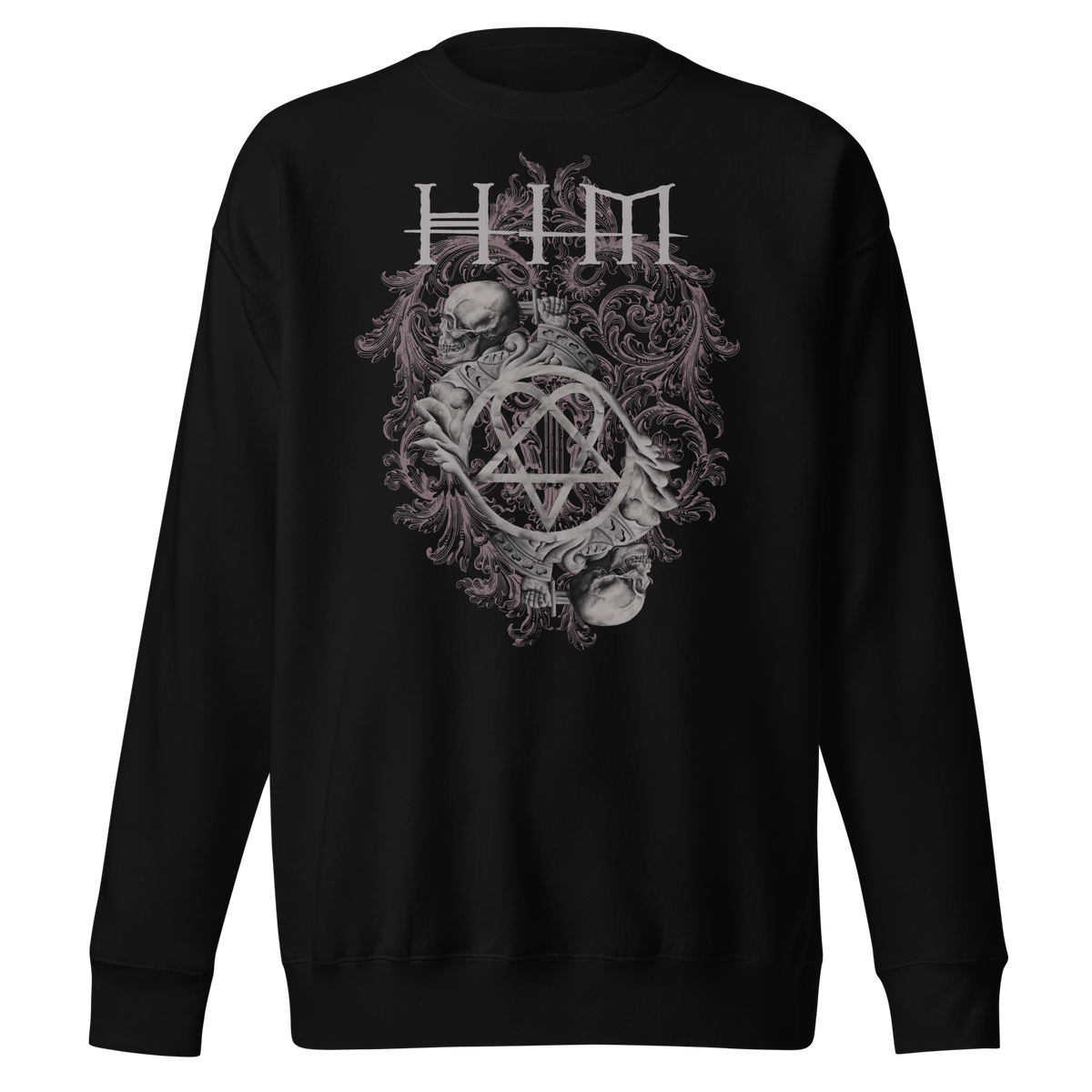 Stakes - HIM - Finland's Finest Jumbo Print Sweatshirt - Black