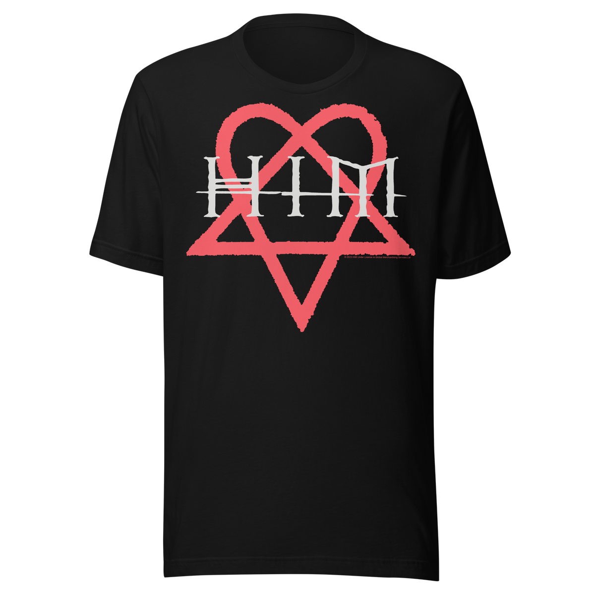 Stakes - HIM - Heartkiller Jumbo Print T-Shirt - Black