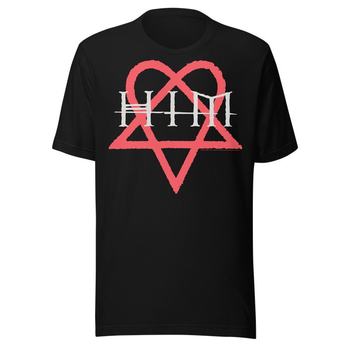 Stakes - HIM - Heartkiller Jumbo Print T-Shirt - Black