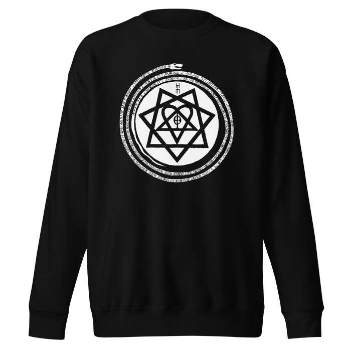 Stakes - HIM - Infinity Snake Jumbo Print Sweatshirt - Black
