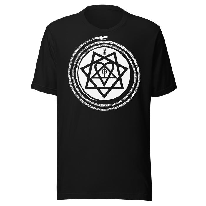 Stakes - HIM - Inifinity Snake Jumbo Print T-Shirt - Black