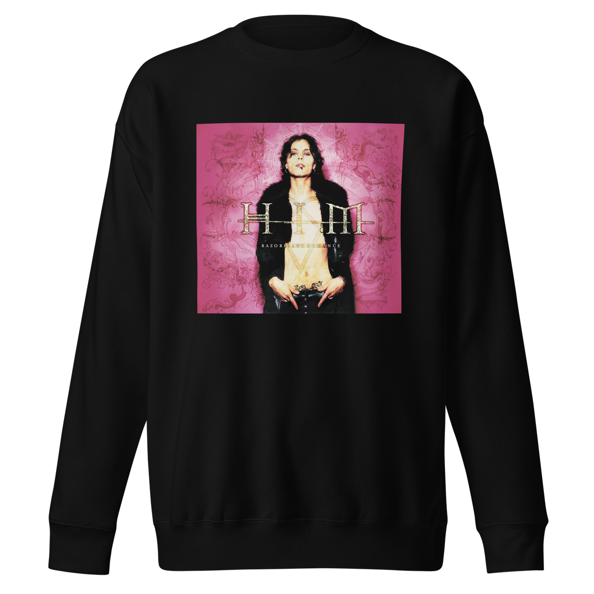 Stakes - HIM - Razorblade Romance Jumbo Print Sweatshirt - Black