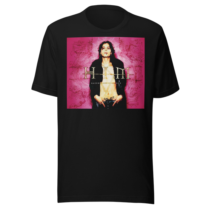 Stakes - HIM - Razorblade Romance Jumbo Print T-Shirt - Black