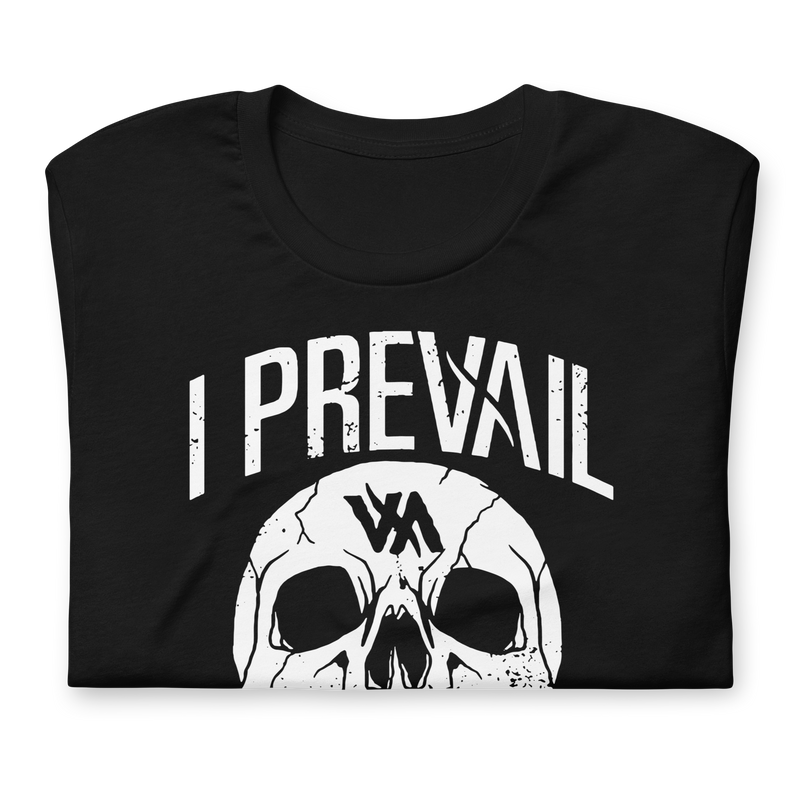 Stakes - I Prevail Smiling Skull T-Shirt - Black