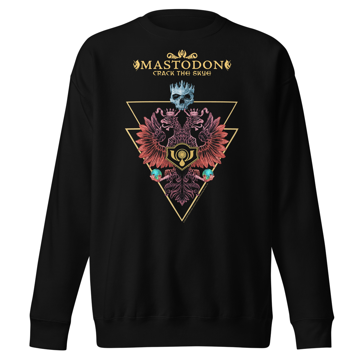 Stakes - Mastodon - Crack the Skye Jumbo Print Sweatshirt - Black