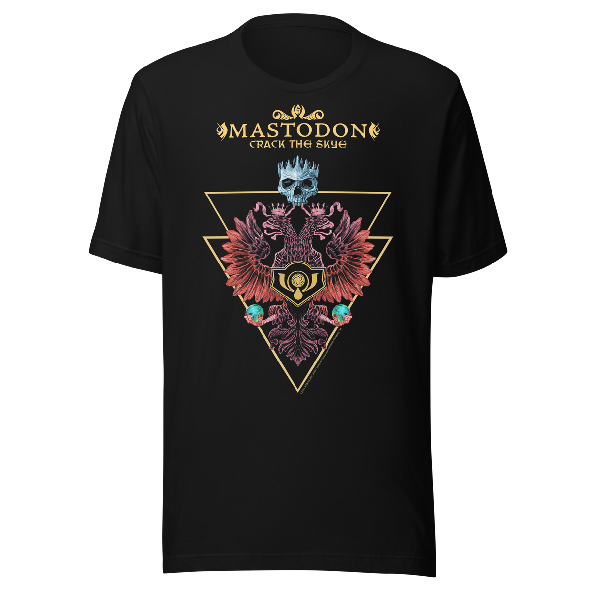 Stakes - Mastodon - Crack the Skye Jumbo Print T-Shirt - Black
