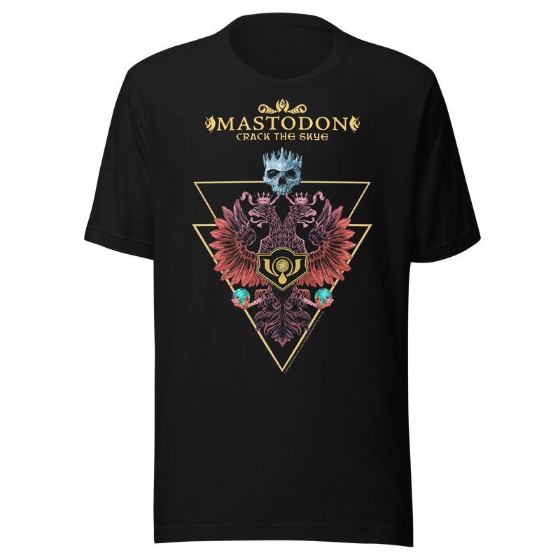 Stakes - Mastodon - Crack the Skye Jumbo Print T-Shirt - Black