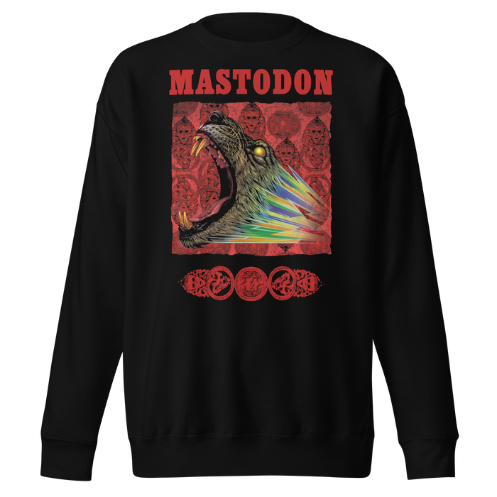 Stakes - Mastodon - Naked Pyramid Jumbo Print Sweatshirt - Black