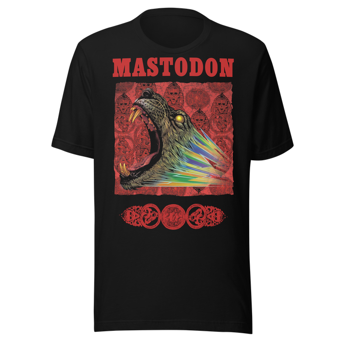 Stakes - Mastodon - Naked Pyramid Jumbo Print T-Shirt - Black