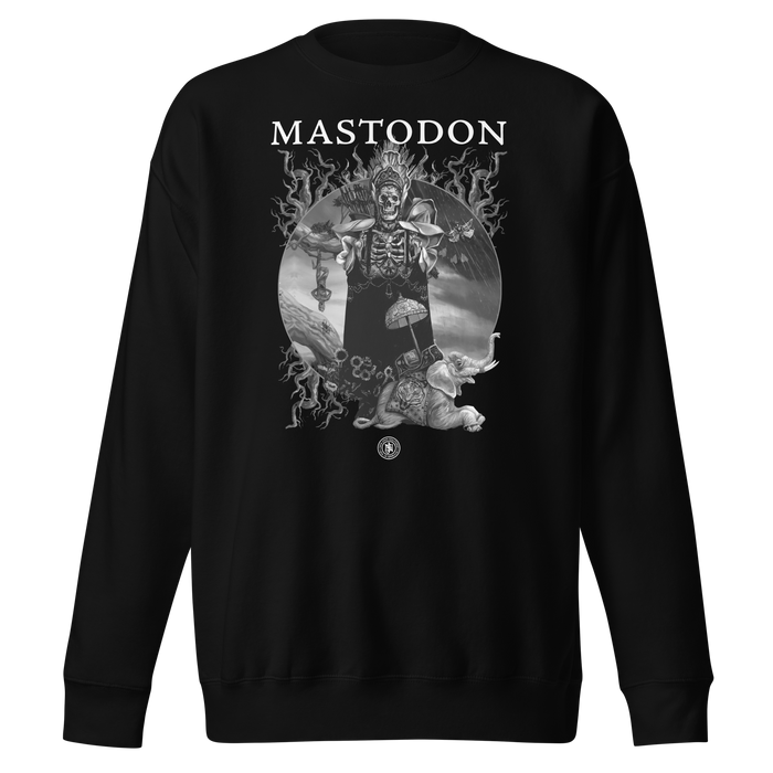 Stakes - Mastodon - Winged Eagle Jumbo Print Sweatshirt - Black