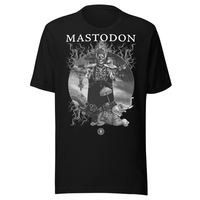 Stakes - Mastodon - Winged Eagle Jumbo Print T-Shirt - Black