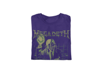 MegaDeth - See No Evil Jumbo Print T-Shirt - Purple