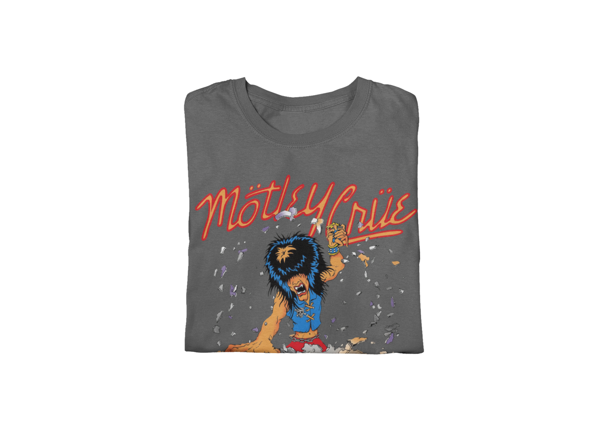 Motley Crue - Allister Dome Jumbo Print T - Gray