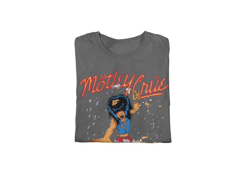 Motley Crue - Allister Dome Jumbo Print T - Gray