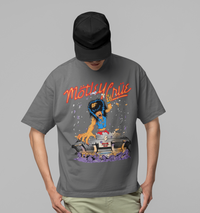 Motley Crue - Allister Dome Jumbo Print T - Gray