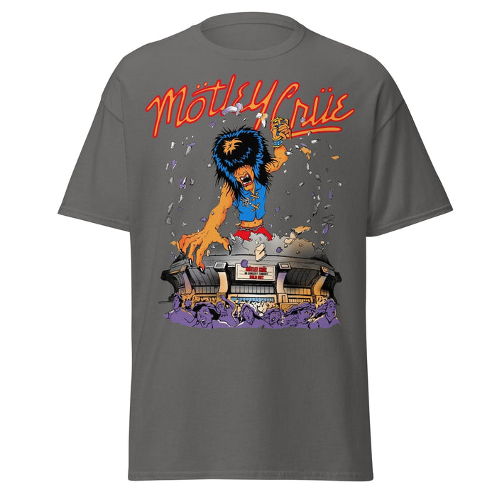 Motley Crue - Allister Dome Jumbo Print T - Gray