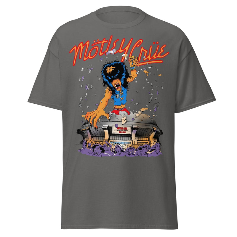 Motley Crue - Allister Dome Jumbo Print T - Gray
