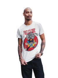 Motley Crue - Allister Reaper Jumbo Print T - White