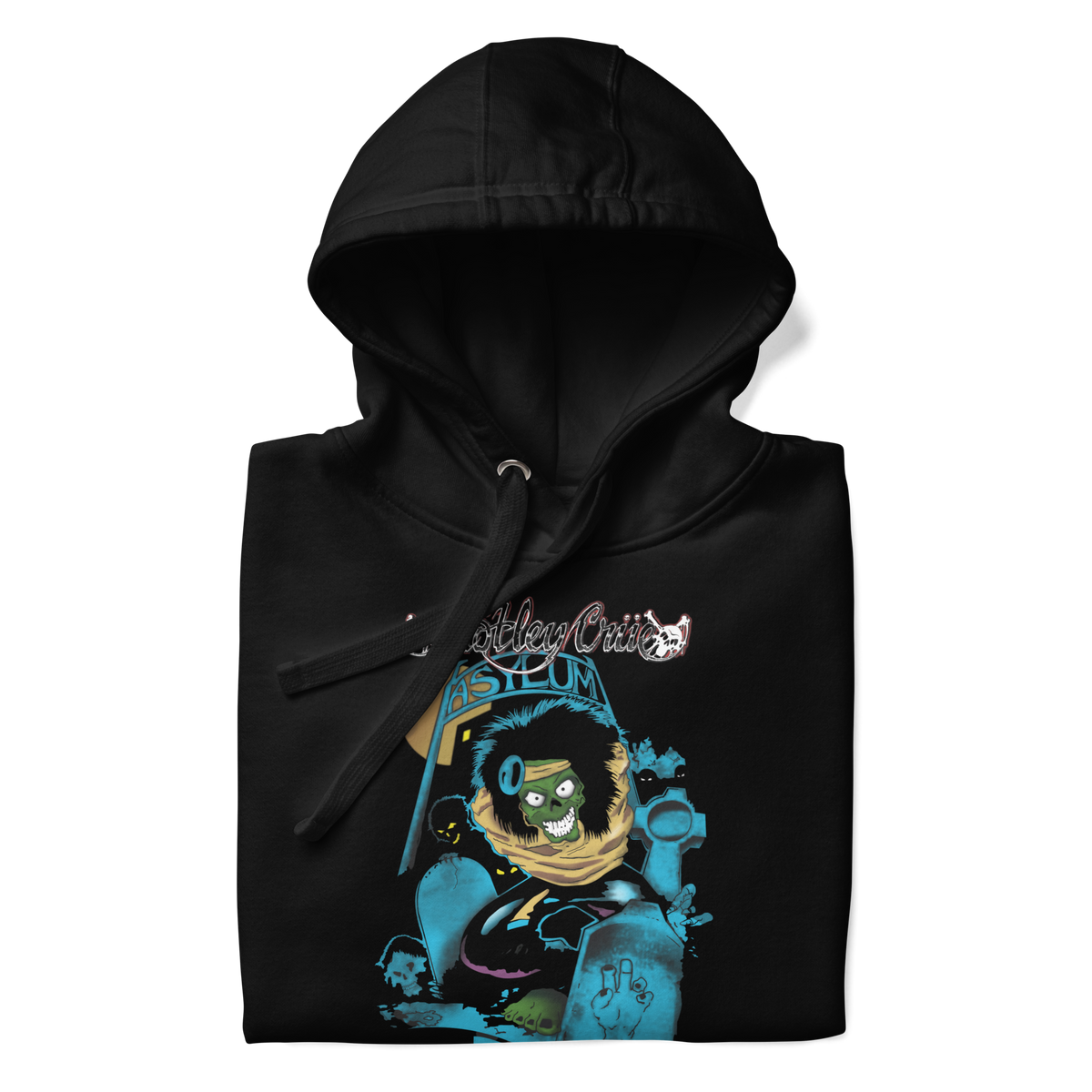 Motley Crue - Asylum Vintage Hoodie - Black