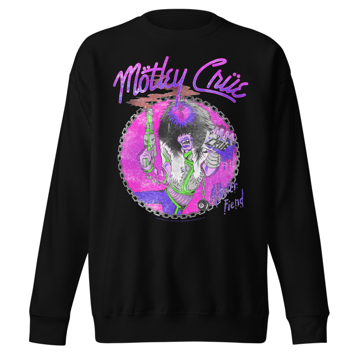 Motley Crue - Purple Allister Jumbo Print Sweatshirt - Black