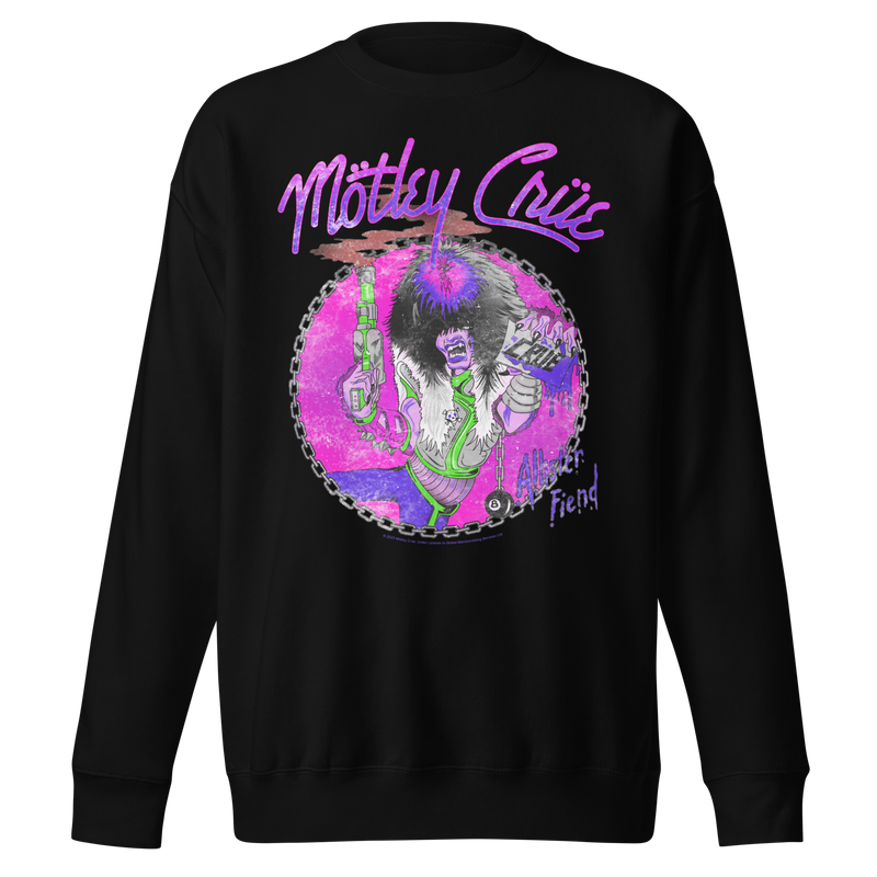 Motley Crue - Purple Allister Jumbo Print Sweatshirt - Black