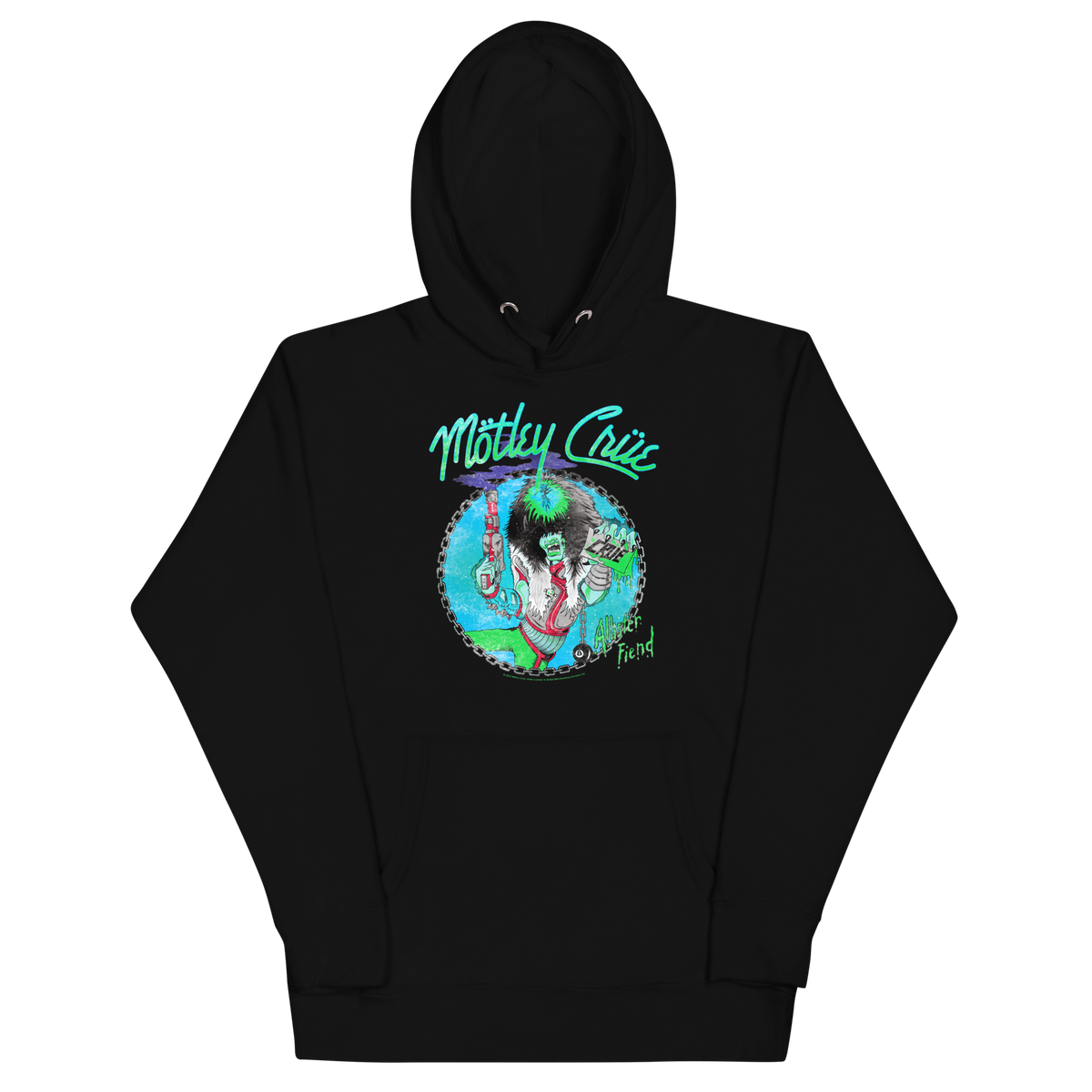 Motley Crue - Turquoise Allister Classic Hoodie - Black