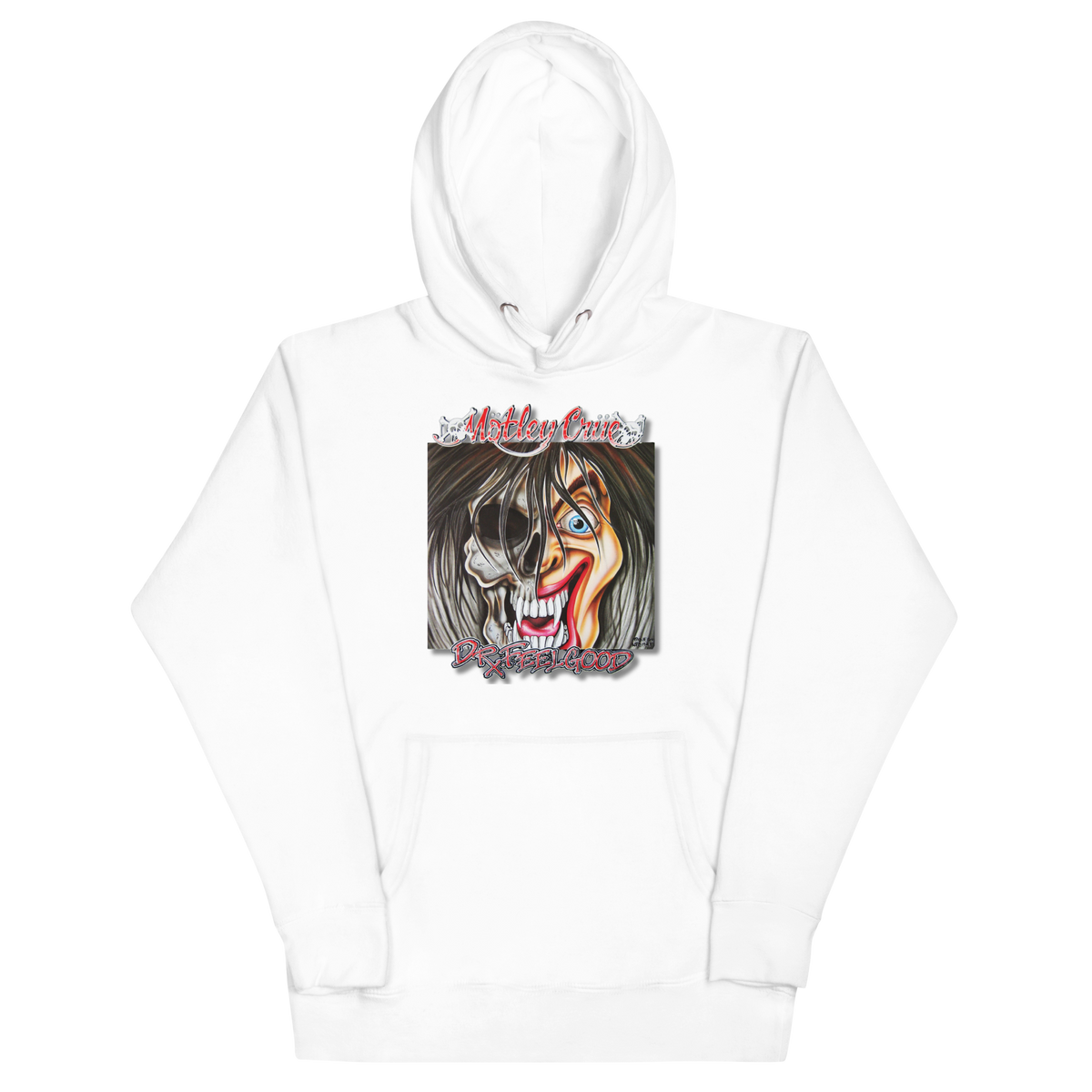 Motley Crue - Vintage Dr. Feelgood Classic Hoodie - White