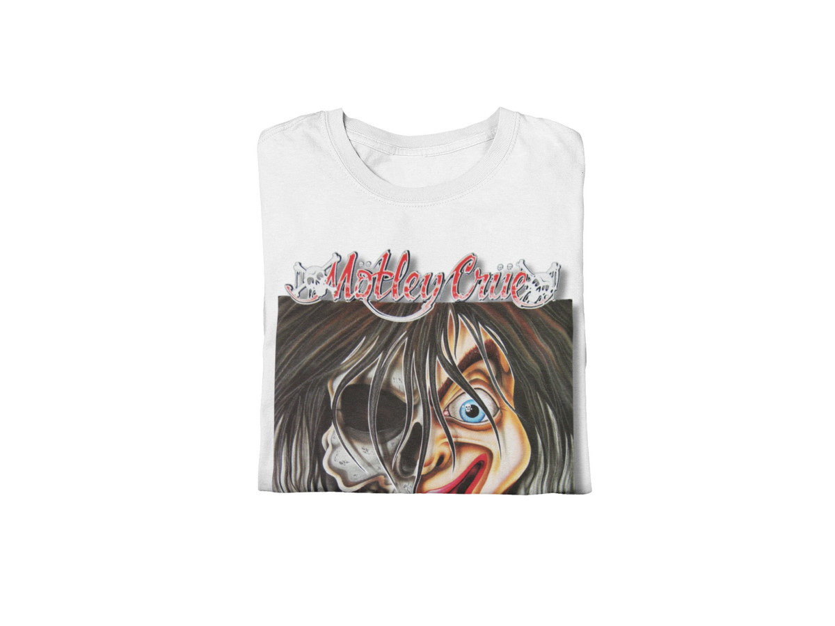 Motley Crue - Vintage Dr. Feelgood Jumbo Print T-Shirt - White