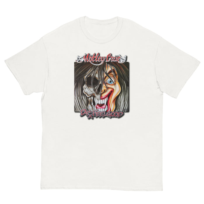 Motley Crue - Vintage Dr. Feelgood Jumbo Print T-Shirt - White
