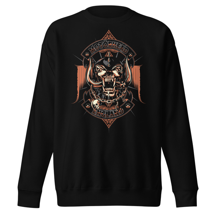Stakes - Motorhead - NeoClassic Warpig Jumbo Print Sweatshirt - Black