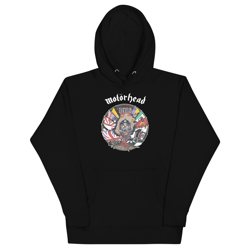Motorhead - Vintage 1916 Classic Hoodie - Black