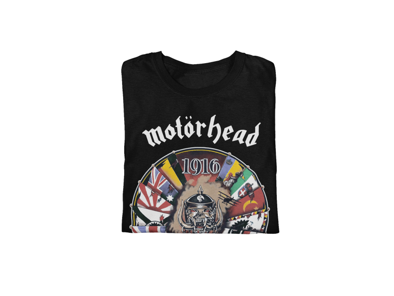 Motorhead - Vintage 1916 Jumbo Print T-Shirt - Black