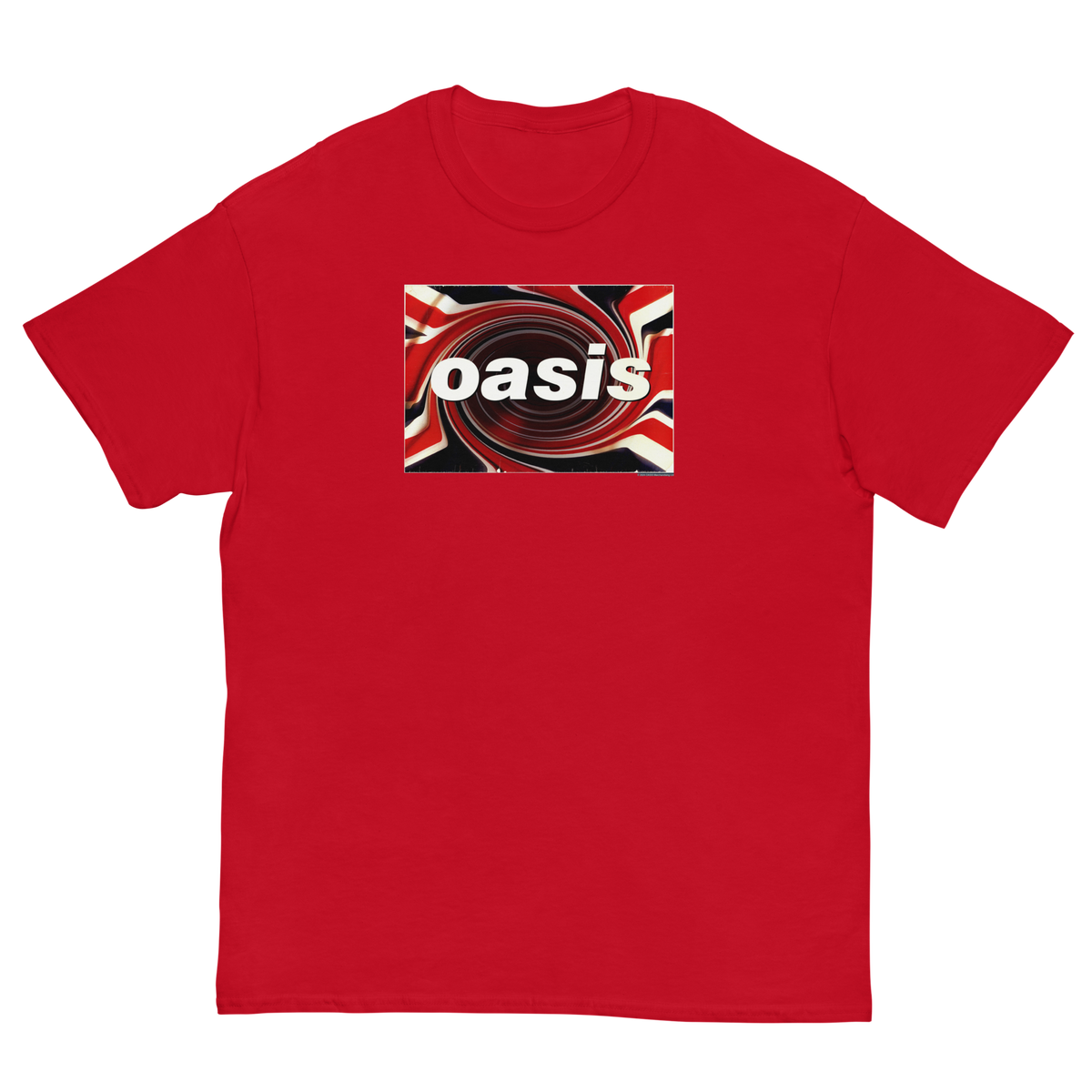 Oasis - Union Jack Jumbo Print T - Red
