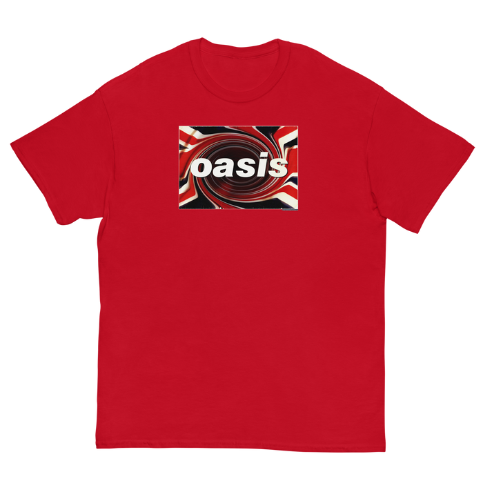 Oasis - Union Jack Jumbo Print T - Red