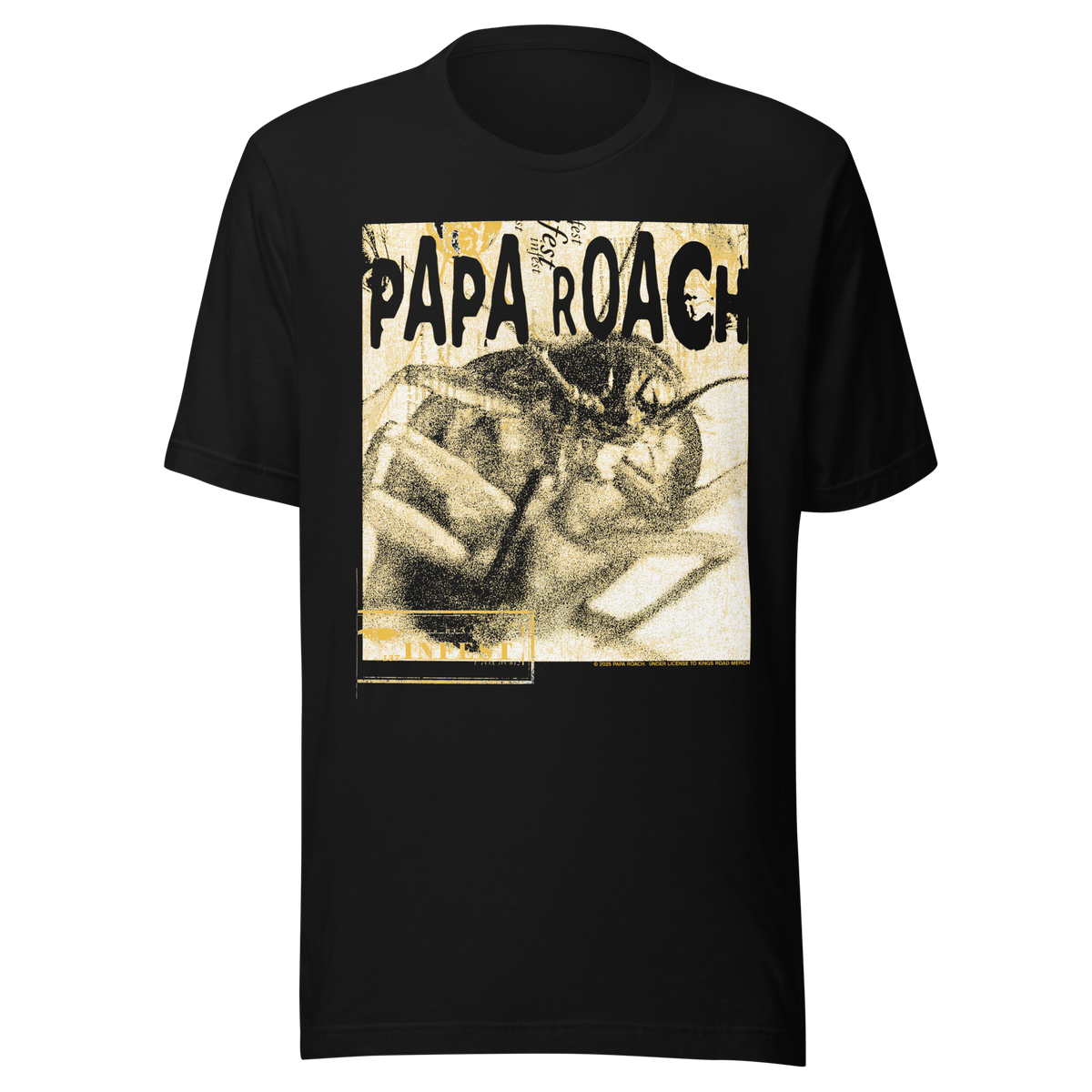 Stakes - Papa Roach Big Bug T-Shirt - Black