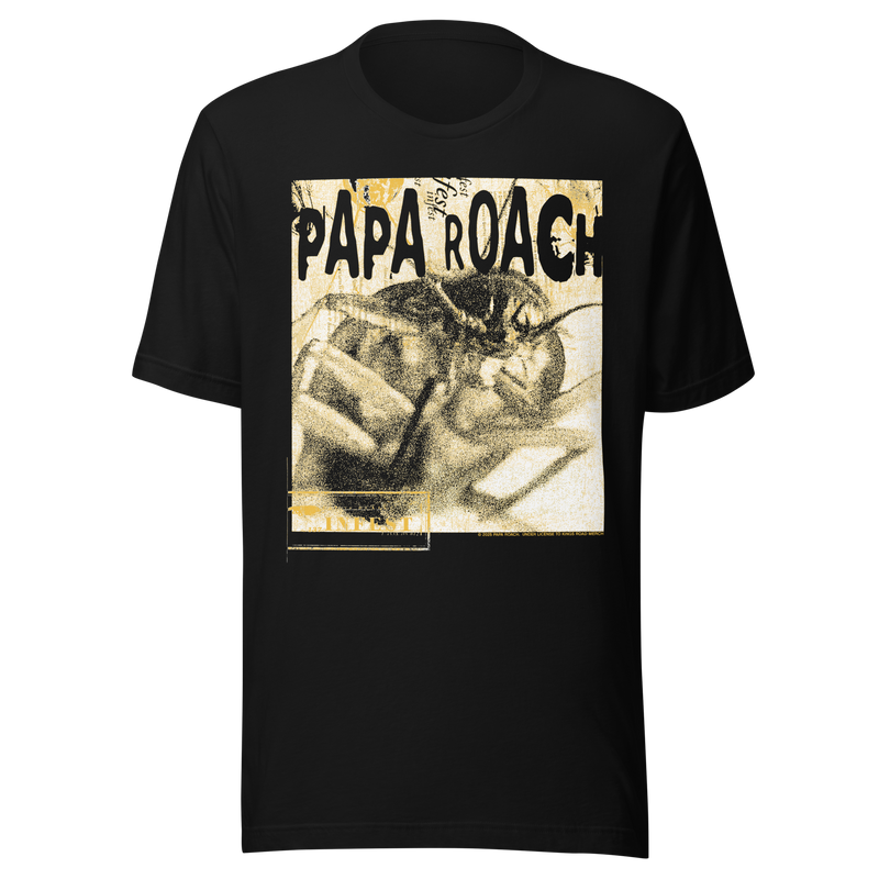 Stakes - Papa Roach Big Bug T-Shirt - Black