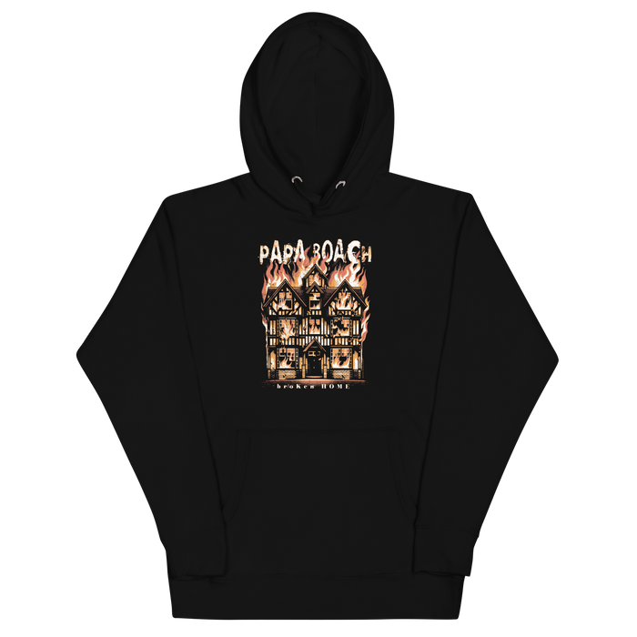 Stakes - Papa Roach Broken Home Hoodie - Black