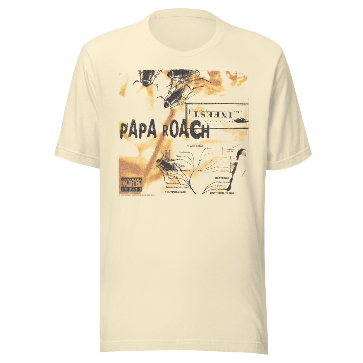 Stakes - Papa Roach OG Infest T-Shirt - Natural