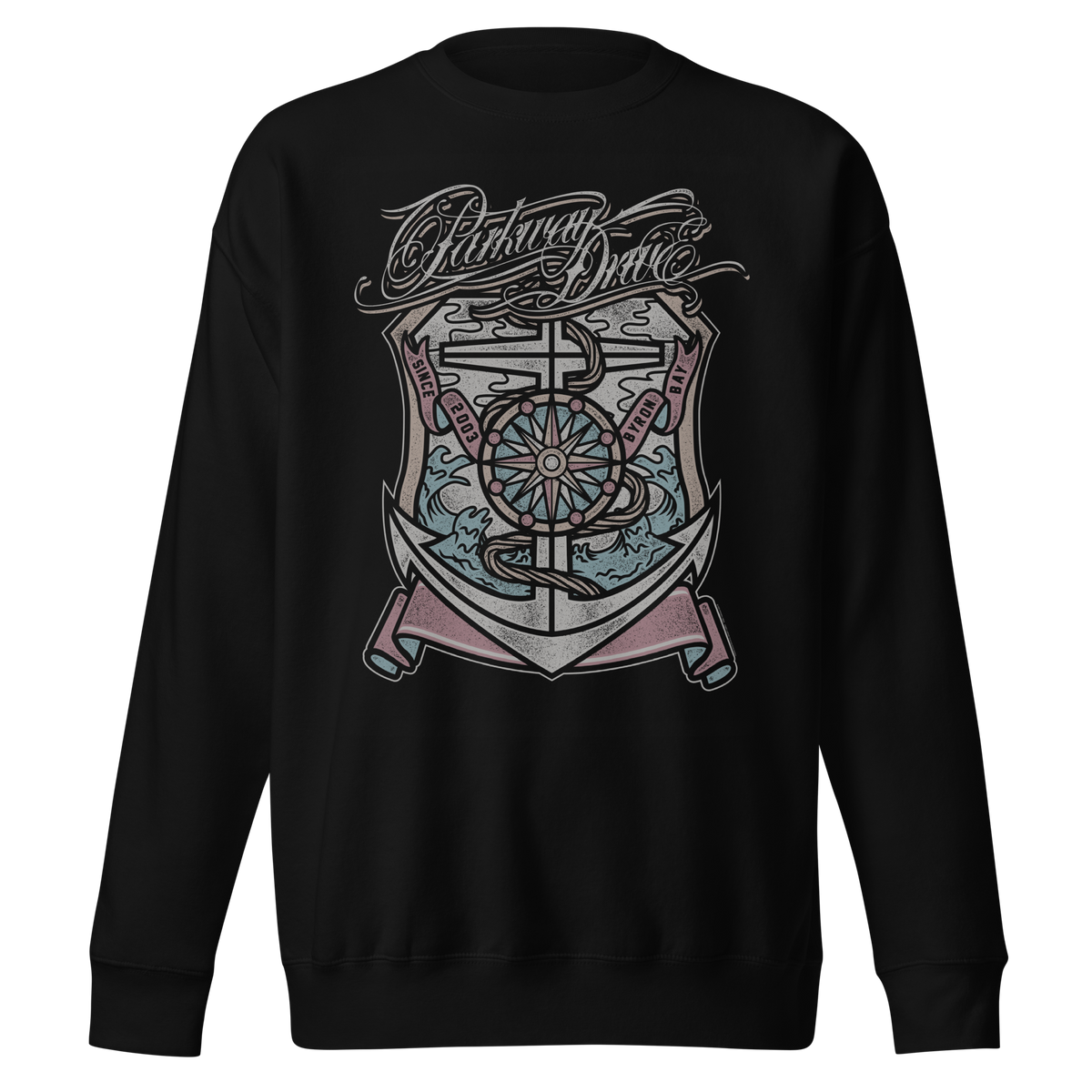 Stakes - Parkway Drive Anchors Away Sweatshirt - Black